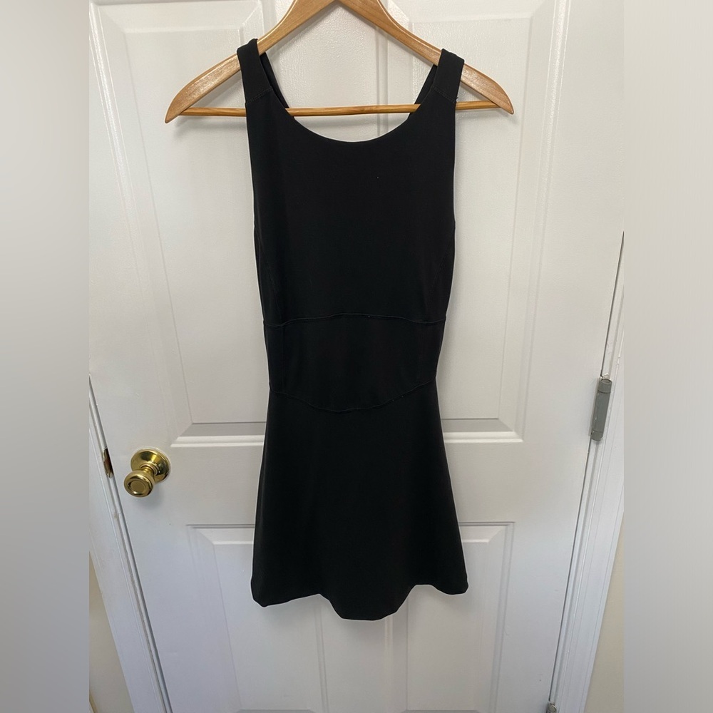 Women’s EUC Altar’d State Black Workout Dress With Shorts Size L Athleisure